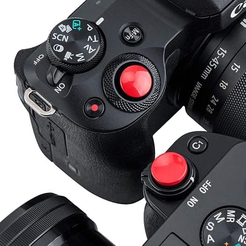 2X Camera Shutter Button Cap for A7 V A7V A7M5 A7CR A7CII ZV-E10 II ZV-E10 ZV-1 A7C A6700 A6600 A6500 A6400 A6300 A6100 A7SIII A7RII A7SII A7II A7 A7S A7R RX100VII VI V IV III EOS M10 M5 M6 Mark II thumbnail 2