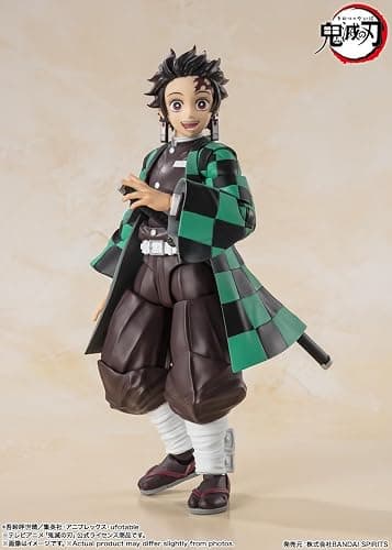 TAMASHII NATIONS - Demon Slayer: Kimetsu no Yaiba - Tanjiro Kamado S.H.Figuarts Action Figure | Demon Slayer Kimetsu No Yaiba 6 Inch Action Figure S.H. Figuarts - Tanjiro Kamado thumbnail 2