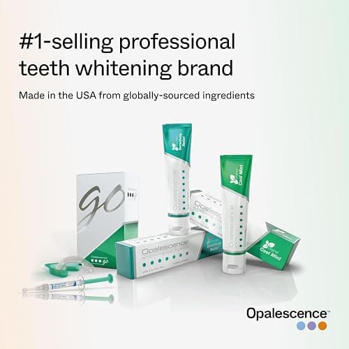 Opalescence Teeth Whitening Strips (12 Treatments) Hydrogen Peroxide Formula 10% – Enamel Safe – Comfortable Slip Free - Teeth Bleaching - Sensitivity Free - Plus Toothbrush 6050-1T thumbnail 7