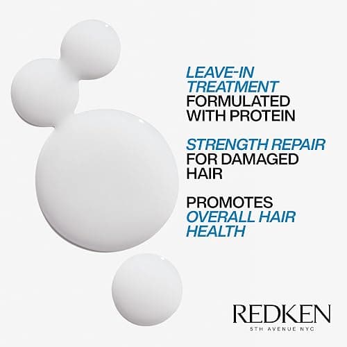 Redken Extreme Anti-Snap Anti-Breakage Leave-In Treatment For Distressed Hair - Fortifies & Helps Reduce Breakage, Infused With Proteins thumbnail 3