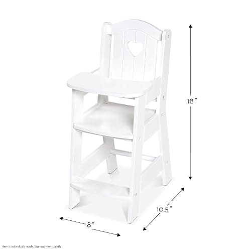 Melissa & Doug Play High Chair Pretend Play High Chair Baby Doll Accessories thumbnail 3