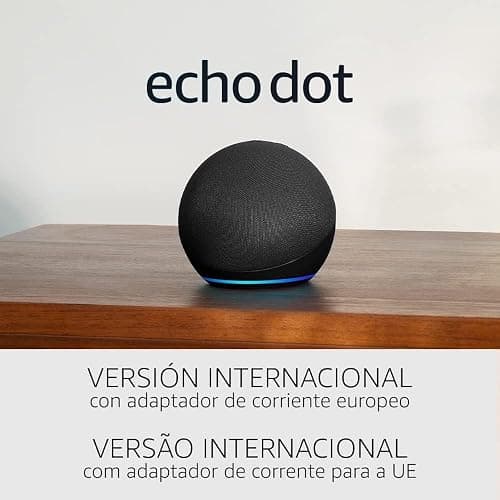 Echo Dot (5.ª generación, modelo de 2022) | versión internacional | Altavoz inteligente con Alexa | Antracita | No disponible en portugués (Portugal) thumbnail 7