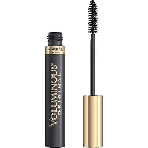 L’Oreal Paris Makeup Voluminous Original Volume Building Mascara, Black Brown, 0.28 fl; oz. - Washable Black Brown - 0.28 Fl Oz (Pack of 1)