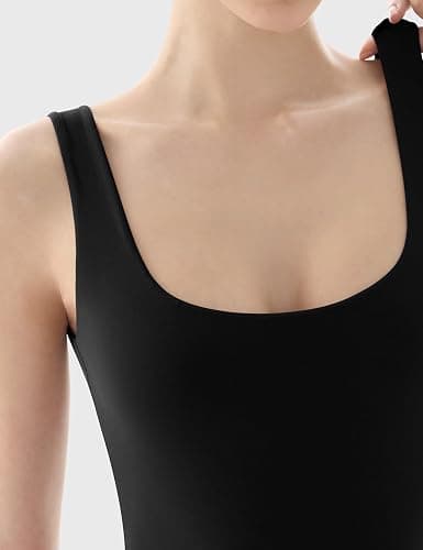 PUMIEY Bodysuit for Women Sleeveless Backless Tank Top Sharp Collection thumbnail 4