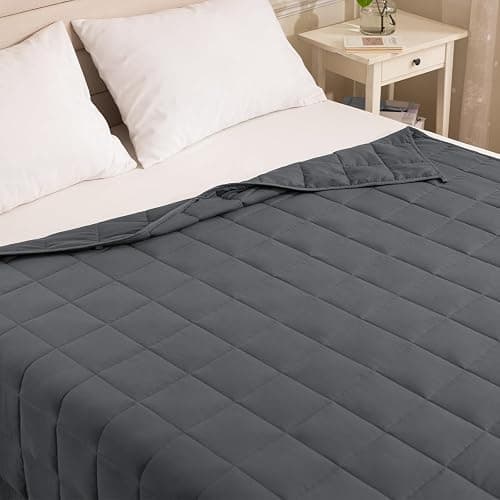Good Nite Couverture Lestée pour Adulte Couette Lestée Couverture De Relaxation Plaid Lesté Weighted Blanket Gris 8 kg 150 x 200 cm thumbnail 6