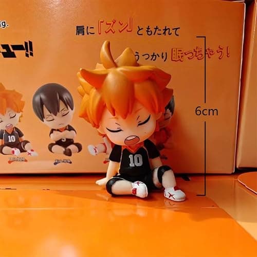 YLEAFUN 4pcs Anime Figures Shoyo/Tobio Kageyama/Kozume Kenma/Kuroo Tetsurou Figurine Cartoon Mini Model Statue Car Home Desktop Decoration 2.36 Inch thumbnail 3