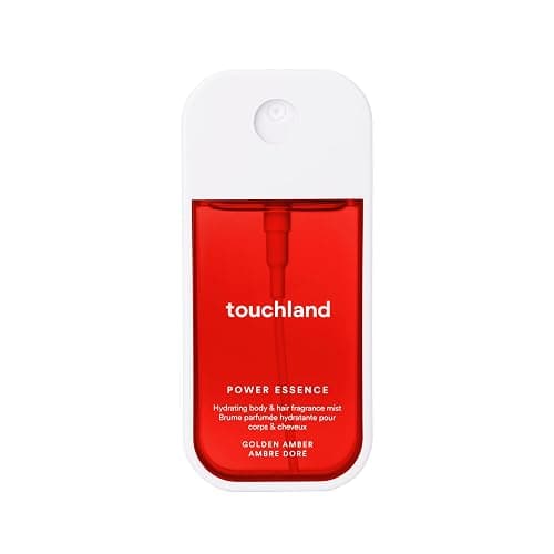 Touchland Hydrating Body & Hair Fragrance Mist, Golden Amber, 2 FL. OZ. Travel Size Body Spray - Image 1