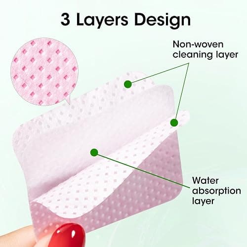 Gellen Nail Polish Remover with Lint Free Nail Wipes, 6.1 Fl.Oz Non Acetone Polish Remover Jasmine Scent, 200PCS Soft Non-Woven Nail Polish Remover Pads in One Kit for DIY at Home Salon Nail Supplies thumbnail 3