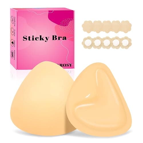 LAZYROSY Double Sided Sticky Bra Ultra Boost Inserts Pads Reusable Push Up Lift Self Adhesive Bra Pads for Bikini Swimsuit - Image 1