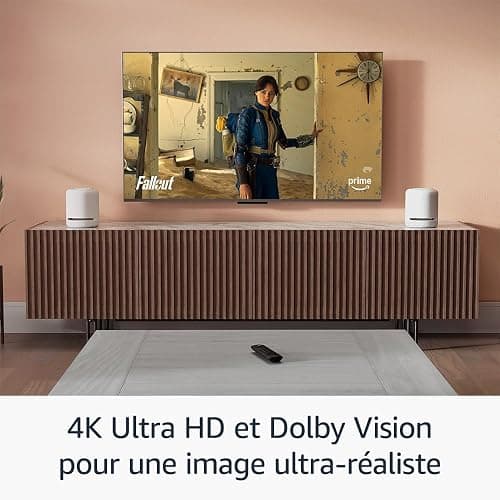 Amazon Fire TV Stick 4K, Appareil de streaming avec prise en charge du Wi-Fi 6 et des technologies Dolby Vision/Atmos et HDR10+ thumbnail 2