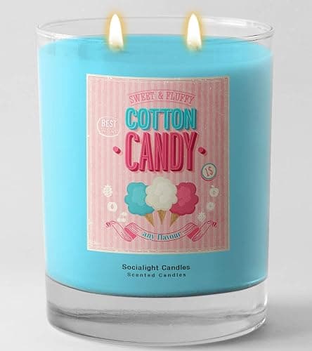 Socialight Candles - Cotton Candy 11 oz Container Candle - Image 1