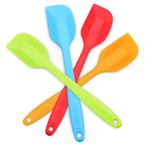 Silicone Spatula 4-piece Set, Heat-Resistant Spatulas, Non-stick Rubber Spatulas with Stainless Steel Core thumbnail 6