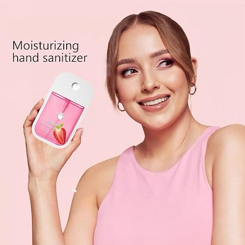 GKOKG Hand Sanitizer Spray, Portable Power Mist Hydrating Hand Sanitizers Spray Travel Size, Pocket Hand Sanitizer Multi-Flavor Cleanses Your Hands thumbnail 2
