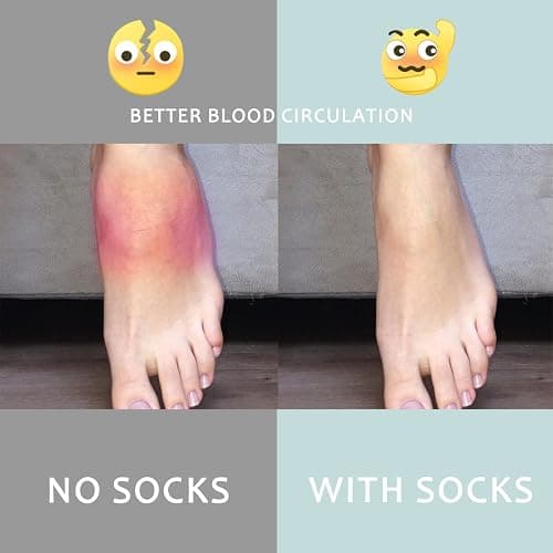 fenglaoda Compression Socks for Women Men 3 Pairs Graduated Compression Support Circulation Socks for Nurses thumbnail 3