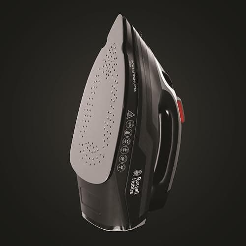 Russell Hobbs Steam Iron [3100W, 210 g/min extra steam boost, 70 g/min steam] Power Steam (350ml, ceramic soleplate, self-cleaning & spray water function, anti-limescale, drip stop) 20630 thumbnail 4