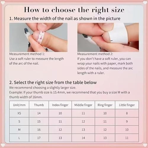 Handmade Press On Nails - MAGLFELL Spring Nails Almond False Nails, 3D Pink Carving Floral and French Design, 10Pcs Reusable Acrylic Fingernail Salon Artificial Nails Kit (Size S) thumbnail 4