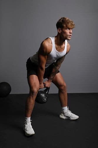 NORTHERN Vinyl Kettlebell Free Weight for Home Gym, Strength Training & Cardio Free Weight for Home Gym, Strength Training & Cardio 2-24kg thumbnail 3