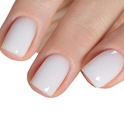 MEMEDA Gel Nail Polish, Milky White Nude Gel Polish, 0.27 fl oz - Image 1