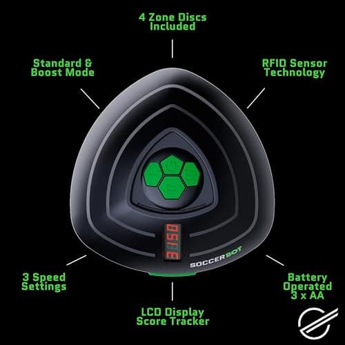 Soccer Bot - Ultimate Indoor Soccer Game with Score Tracker and Speed Modes, Soccer Training Toy thumbnail 7