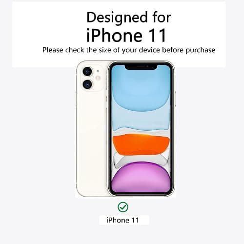 EUMADOVE for iPhone 11 Case [Compatible with Magsafe] Translucent Matte Phone Cover, [10 FT Military Grade Drop Protection] Slim Durable Shockproof Protective Bumper (Black Magnetic, iPhone 11) thumbnail 2