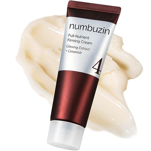 numbuzin No.4 Cream | Full-Nutrient Firming Cream | Skin Elasticity, Wrinkle Care, Anti-aging, Deeply Nourishing, Hydration | Red Ginseng, Panthenol, Niacinamide, Bifida | 2.02 fl. oz. - Image 1