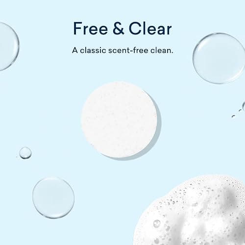 BLUELAND Laundry Detergent Tablets, 36 Count, Plastic-Free Eco-Friendly Pods, Sheets, Liquid Alternative - Fragrance Free and Clear, Natural, Gentle thumbnail 4