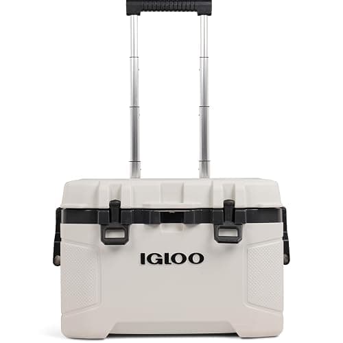 Igloo Trailmate 52Qt Wheeled Cooler, Insulated Hard Shell Ice Chest, Bone thumbnail 11