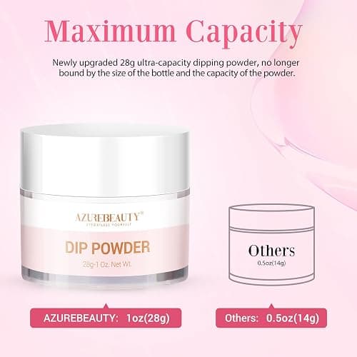 AZUREBEAUTY Nail Repair Kit Transparent Crystal for Broken Cracked Split Weak Nails, Ideal Solution Emergency Easy Quick Fix Dip Powder 28 g 1 Oz Quick-Drying Repair Glue 10 ml Nail File Nail Buffer thumbnail 7