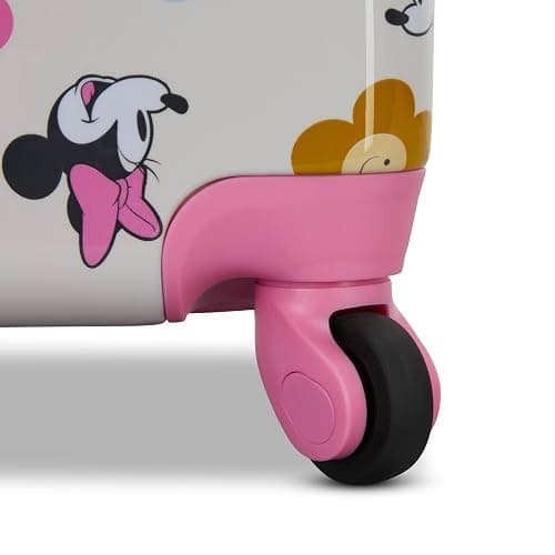 American Tourister Minnie Mouse Carry-On Luggage - Airline Approved, Durable Hardshell with Vibrant Minnie Mouse Design - Roll Confidentially with Spinner Wheels & Colorful Adjustable Handle thumbnail 4