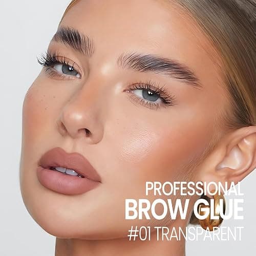 Kaely PROFESSIONAL MAKEUP Brow Glue, Clear Eyebrow Gel, Eyebrow Mascara Waterproof, gel para cejas a prueba de agua, Vegan & Cruelty-Free, 1Pcs-01 Transparent thumbnail 2