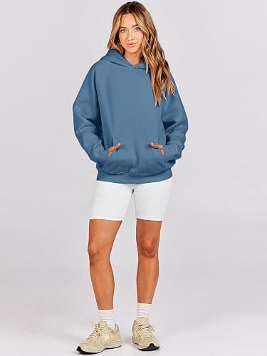ANRABESS Women Hoodies Oversized Fleece Long Sleeve Comfy Casual Basic Pullover Sweatshirts 2025 Fall Outfits Y2K Clothes thumbnail 8