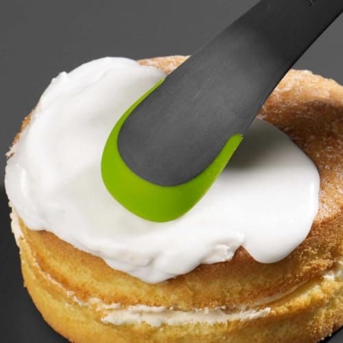 Joseph Joseph - Uni-tool 5-in-1 Silicone Kitchen Utensil, Slotted Spoon, Turner, Cutting Tool, Solid Spoon and Spatula in one- Grey thumbnail 6