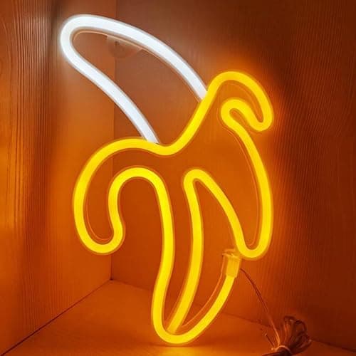 ENUOLI Banana Neon Signs,Banana Neon Light 11.4"x7.9" inch LED Neon Lights for Wall Decor,USB/Battery Powered Night Lamps Light Up Signs for Christmas,Birthday Party, Kids Living Room,Home Decor thumbnail 8