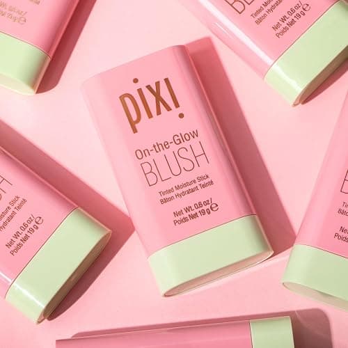 Pixi On-the-Glow Blush - Fleur, Hydrating Tinted Moisture Blush Stick with Ginseng, Aloe Vera & Fruit Extracts, For Cheeks & Lips, 19g / 0.6oz, Paraben-Free thumbnail 5