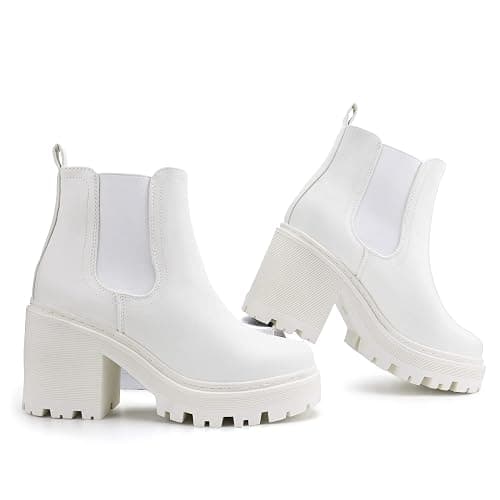 firelli Women Fashion Chelsea Boots Platform Boots Classic Ankle Booties thumbnail 5