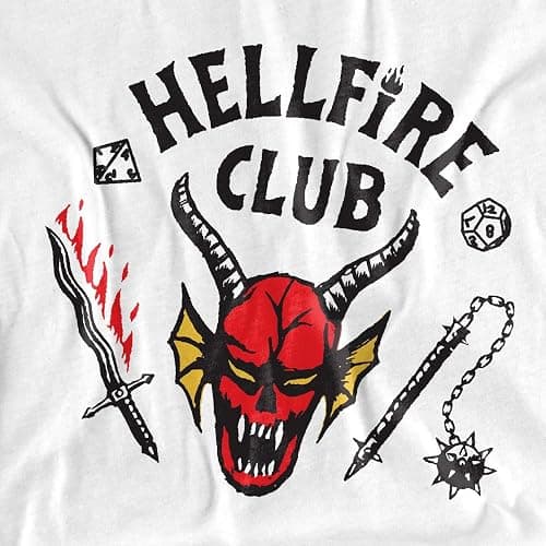 Stranger Things Unisex Strangers Things Hellfire Club Unisex T Shirt T-Shirt (1er Pack) thumbnail 2