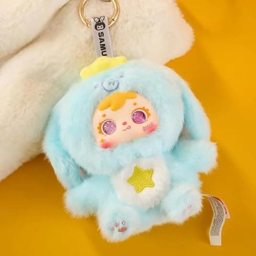 CALEMBOU Plush Blind Box, Kawaii Samuel Cute Theater Series Stuffed Blind Box Keychain, Kawaii Mystery Vinyl Plush Bag Charms Collectible for Birthday Christmas thumbnail 8