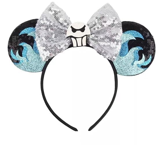 CLGIFT Minnie Ears Collection: Hades, Sparkly Rainbow, Classic Red Sequin - Pick Your Style for Halloween or Any Occasion - Image 1