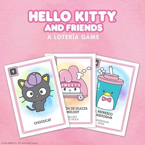 Hello Kitty Loteria Game - Custom Bingo Style Inspired by Spanish Words & Mexican Culture thumbnail 9