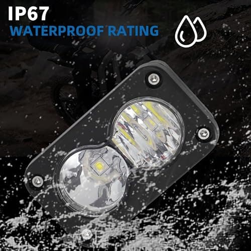 Dirtbike Headlight Kit for Sur-Ron Segway X260 Talaria Sting R MX4 PC Lens Motorcycle Light Bar Led Headlamp with Blue Light Switch thumbnail 6