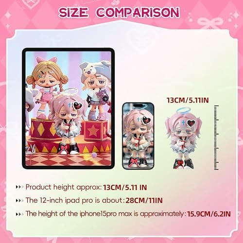 XiDonDon Missy Sweet Mourning Lolita Series Blind Box Cute Toys Kawaii Anime Figures Dolls Furniture for Display Gift Surprise Toy Gift Mystery Box Collectible Home Decorations (Single Box) thumbnail 4