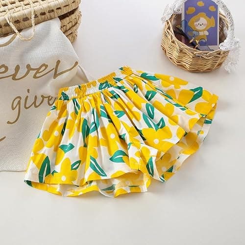 Deerhobbes Design your own Girls' Short Sets - Trendy and Comfortable Summer Outfits for Girls Fashionable Clothing Sets 4pc thumbnail 3