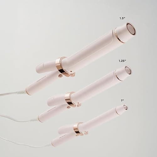 T3 SinglePass Curl X Extra-Long Barrel 1", 1.25", 1.5" Curling Iron with 9 Heat Settings and Ceramic Barrel for Fast Styling and Lasting Results on All Hair Types thumbnail 5