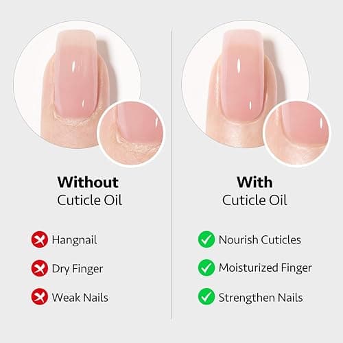 GAOY Gel Top Coat, Base Coat and Cuticle Oil Set, 3 Pcs 16ml Glossy No Wipe Combination for UV Light Cure Gel Nail Polish thumbnail 5