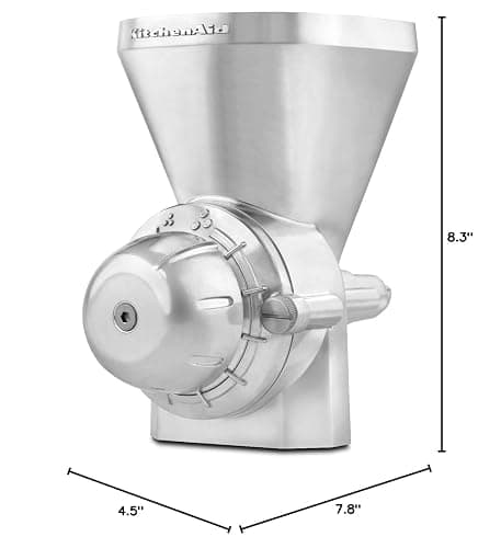 KitchenAid KGM All Metal Grain Mill Attachment for KitchenAid Stand Mixers | Fits any household KitchenAid Stand Mixer, 12 Grind Levels, Easily Grind a Variety of Grains, included Cleaning brush thumbnail 3