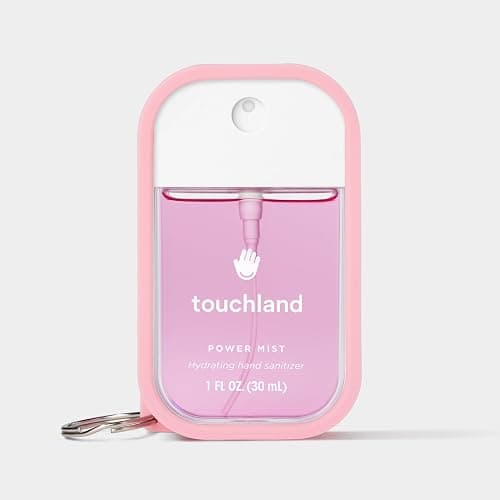 Touchland Protective Silicone Case with Keyring – Compatible only with 1 FL OZ Hand Sanitizer – Bubblegum Pink thumbnail 3
