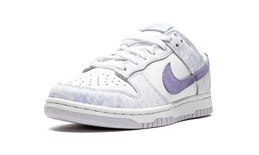 Nike Women's Dunk Low Sneaker - 8.5 - Purple Pulse/White thumbnail 4
