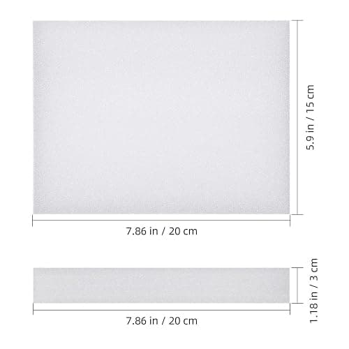 TEHAUX 6pcs Needle Felting Foam Pads - Dense Foam Felting Mat for DIY Crafts, 7.87 X 5.90 X 1.18 Inches, White Sponge Pad for Manual DIY Craft thumbnail 4