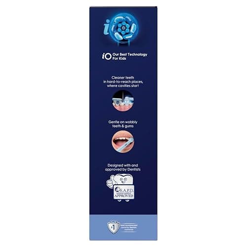 Oral-B iO Kids Disney Stitch Electric Toothbrush, 1 Toothbrush Head, 1 Travel Case, 3 Modes with Kid-Friendly Sensitive Mode, 2-Min Music Timer, for Ages 6+ thumbnail 8