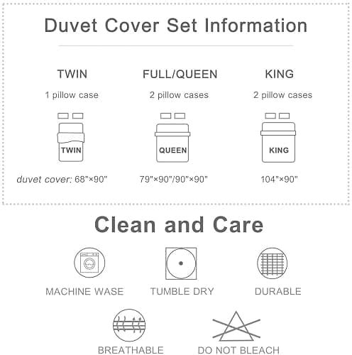 Women Ice Cream Duvet Cover Set Twin Size,2 Pcs Breathable Purple White Cream Cake Bedding Sets(1 Duvet Cover+1 Pillowcase),Colorful Candy Printed Comforter Cover Set for Girls Kids(No Comforter) thumbnail 7